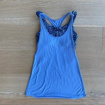 Lululemon All Sport Support Tank Top Ace Spot Lullaby Black sz 4 - $646.89 MXN