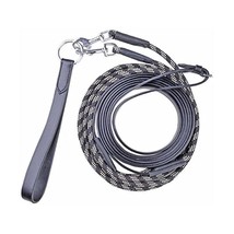 HKM Rope Leather Cob/Full Training Draw Rein - Brown  - $1,002.46 MXN