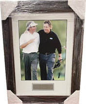 Fred Couples &amp; Phil Mickelson 2006 Masters 11x14 Photo - Premium Burl Framing - £106.11 GBP