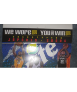 Sprite Cardboard Basketball Pole Sign - Kobe Bryant, Juwan Howard, Tim D... - £7.48 GBP