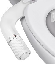 Ultra-Slim Bidet,Non-Electric Dual Nozzle (Frontal &amp; Rear Wash) Bidet Attachment - £13.89 GBP