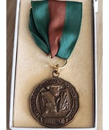 Rare Vintage Dekalb Agricultural Accomplishment Award Medal In Box Morgan&#39;s - $31.49