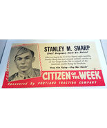 1943 WWII Civil Air Patrol Corps Cadet Sign Portland Traction Company Oregon - $49.50