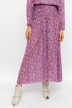 Isabel Marant Etoile Womens Marino Pink Floral Printed Flared Midi Skirt M 38 - £98.10 GBP