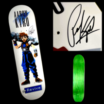 Aaron Kyro Signed ReVive Warrior Final Fantasy 7 FFVII Skateboard Autograph Deck - £122.14 GBP