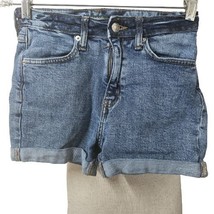 Highest Rise Jean Shorts Size 00 - £19.39 GBP