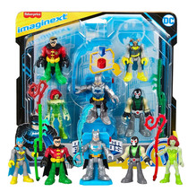 imaginext DC Super Friends Batman Battle Multipack 5 Figures &amp; Accessories NIB - £21.26 GBP