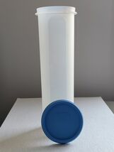 Tupperware Modular Mates Round Container for Spaghetti Noodles Blue Seal... - $13.86