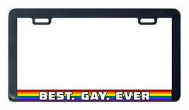 Best Gay Ever Gay Lesbian pride rainbow LGBTQ license plate frame  - £6.36 GBP