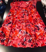 BCBG MAXAZRIA Begonia Floral sleeveless dress sz 6 - £116.07 GBP