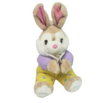 Vintage 1994 Bloomer Bunny Rabbit Happy Easter / Spring Stuffed Animal Plush Toy - £28.98 GBP