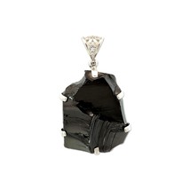 Stones Desire Elite Shungite Pendant Necklace (22&quot;) Black - £174.32 GBP