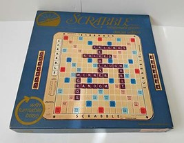 Scrabble Deluxe 1977 Edition Plastic rotating Turntable game Board With ... - £113.36 GBP