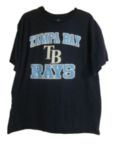 Tampa Bay Rays T Shirt Adult  Men&#39;s XLarge Graphic Tee MLB Baseball Blue Cotton - £8.70 GBP