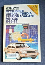 1983-85 Mitsubishi Cordia Tredia Starion Galant Mirage Repair Guide Shop Manual - £14.34 GBP