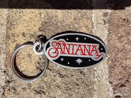 Vtg Pewter Enamel Keyring Keychain Santana - £19.22 GBP