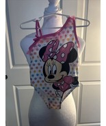 Disney Minnie Mouse 2 T Girl&#39;s One Shoulder Swim Suit - $6.86 CAD