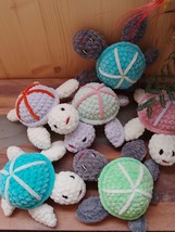 Crochet Turtle Plush Toys, Height 5.51 inch/14cm, Amigurumi Funny Turtle - £8.77 GBP