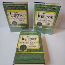 Jefferson And His Time Volume 1-3 Hard Back Books By Dumas Malone 1st Ed... - $543.74 MXN