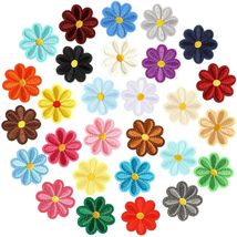Flower Iron On Patches 28pcs Mixed Color Embroidered Daisy Sunflower DIY - €2,88 Flower Iron On Patches 28pcs Mixed Color Embroidered Daisy Sunflower DIY - €2,88 EUR