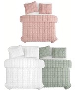 BHF Laurel 3-piece Puff Revers Comforter Set, King 1796188 Multi Colors ... - $203.68 CAD