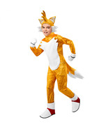 Sonic the Hedgehog Tails Deluxe Kid&#39;s Costume Yellow - £41.07 GBP