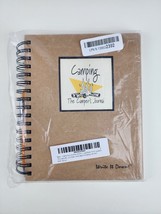 New Camping, The Camper&#39;s Journal Book w/ Pen &amp; Stylus Natural Brown - £29.40 GBP