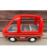 VTG  LITTLE TIKES COMPANY Dollhouse Family Van Minivan Car RED - £23.29 GBP