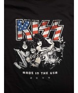 Men&#39;s Kiss Rock n Roll Paul Stanley Gene Ace Vinnie Peter Shirt USA XL NEW - $16.82