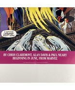 Marvel Excalibur The Legend Continues Promo Poster 22&quot;x34&quot; Vintage 1988 80s - $59.35
