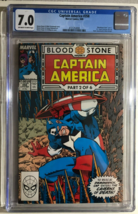 Captain America #358 (1989) The Bloodstone Hunt Part 2 Cgc 7.0 - £38.79 GBP
