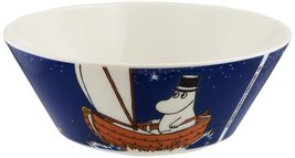 ARABIA Moomin Bowl, Papa, Deep Blue, 5.9 inches (15 cm) - £26.63 GBP