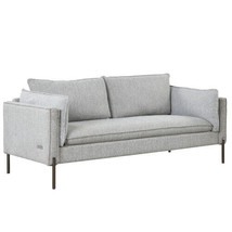 76.2&quot; Modern Style 3 Seat Sofa Linen Fabric Upholstered Couch Furniture 3-Seats - £428.61 GBP