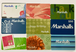 9 Marshalls Department Store Gift Card Collectible Cards Lot - £7.81 GBP
