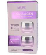 Azure Hyaluronic Acid &amp; Collagen Day/Night Cream Set Renewing, Toning &amp; ... - €17,14 EUR