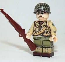 Ranger D Day WW2 soldier Army Building Minifigure Bricks US - $8.03