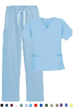 White Scrubs Set - Size Small  - New Scrubs - Women&#39;s Scrubs - $13.99