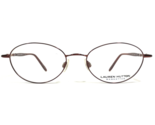 Lauren Hutton Eyeglasses Frames L126 Burgundy Red Round Full Rim 54-18-140 - $46.53