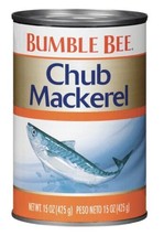 Bumble Bee Chub Mackerel 15 Oz. Can (Pack Of 8 Cans) - £109.59 GBP