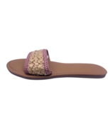 Universal Thread Sandals Size 11W Slides Flats Woven 11 Wide Womens NEW ... - $29.52