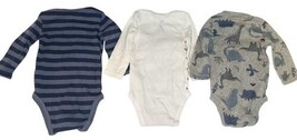 Baby Boy 3M Clothing Lot Carter’s Little Me Sterling One Piece Sleeper 5pc image 5