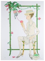 &quot;Ice Cream&quot; by Philippe Noyer Signed Lithograph LE of 220 22 x 29 3/4&quot; w/ CoA - £369.56 GBP