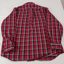 Carhartt S95 CRI Men's Red & Black Cotton Flannel Long Sleeve Shirt Size Large image 2