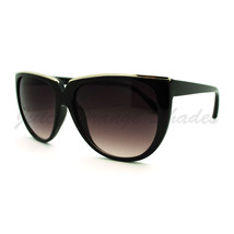 Metal Design Top Cat Eye Sunglasses Women&#39;s Retro Fashion Shades UV400 - £6.19 GBP+