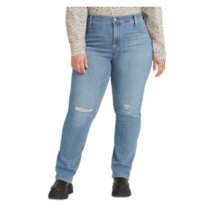 Levis Jeans 724 High Rise Slim Straight Blue Jeans Hypersoft  Womens Size 22W - £30.04 GBP