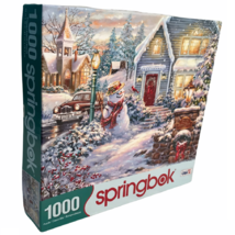 Silent Night Lane 1000 Piece Interlocking Jigsaw Puzzle By Springbok Fam... - $11.16