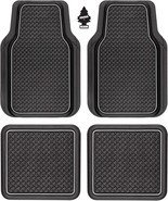 For BMW Heavy Duty Car Truck Floor Mats 4PC Rubber Semi Custom Black - $36.47