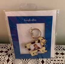 Black and White Dalmatian Dog Photo Holder Keychain Card Envelope Gift B... - £8.69 GBP