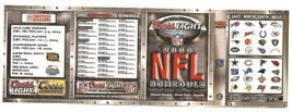 2003 NFL Pocket Schedule Coors Light - £0.99 GBP