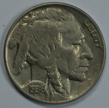 1936 Buffalo circulated nickel - £8.78 GBP